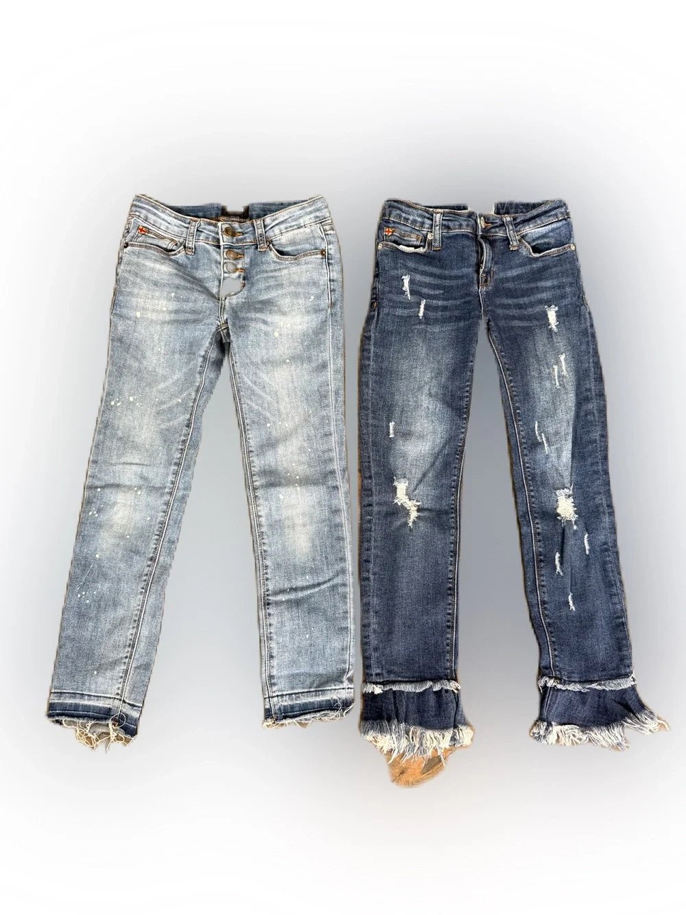 Hudson Girls Two Pair of Jeans. Size 10